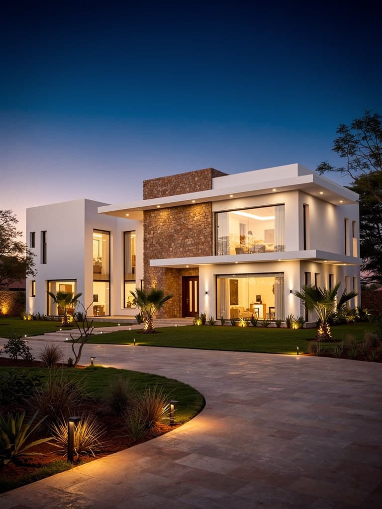 Family villa, full KNX control